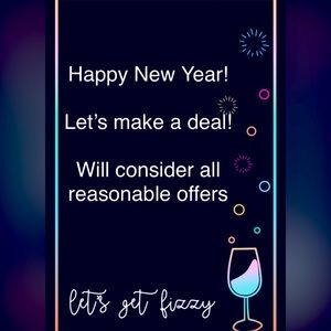 Will consider all reasonable offers!